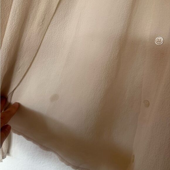 Cream button down shirt - Picture 3 of 3